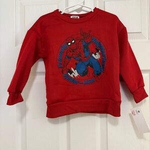NWT Marvel Spider-Man Crewneck Sweatshirt
